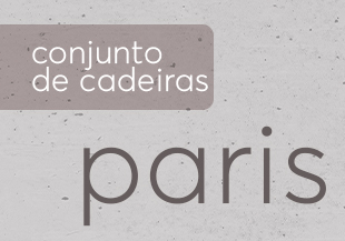 conjunto cadeiras paris